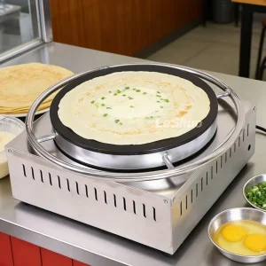 Commercial Electric Crepe and Pancake Makers 40 45 50CM Roti Crepe Maker Spin Crepe Maker Pancake Machine Snack Machine