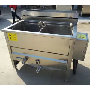 Commercial Electric Deep Fryer for Fried Chicken Potato Chips Stainless Steel Basket 1 Tank 1 Basket 220V
