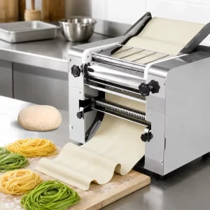Commercial Electric Dough Press Sheeter Machine Motor Driven Bakery Pizza Dough Roller Noodle Pasta Maker Wrapper Food