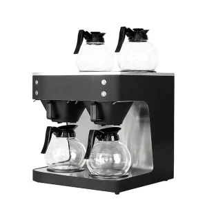 Commercial Electric Drip Coffee Maker Cafeteria Filter 2 Pot Brewer Espresso Maker Coffee Machine
