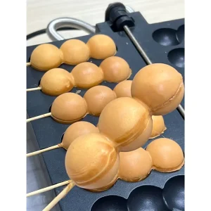Commercial Electric Egg Bubble Waffle Ball Stick Maker Takoyaki Skewer Waffle Stick Machine with 110V or 220V