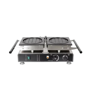 Commercial Electric Egg Waffle Maker with Non-Stick Coating Fast Heating 1.2KW 220V 50-300 for Hotels & Restaurants