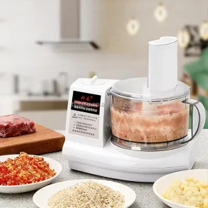 Commercial Electric Food Processor Meat Grinder 500W 3 Speed Pure Copper Motor Energy Efficient Class for Restaurant Kitchen Use