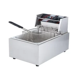 Commercial Electric Fryer 110V 220V Electricity Single Slot Stainless Steel Chicken Fryer Commercial Deep Fryer