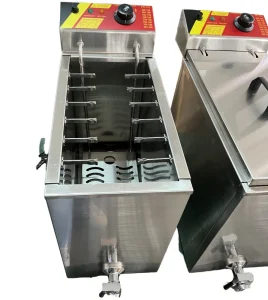 Commercial Electric Gas Heating Electric Frying Machine Deep Fryer Corn Dog Fryer