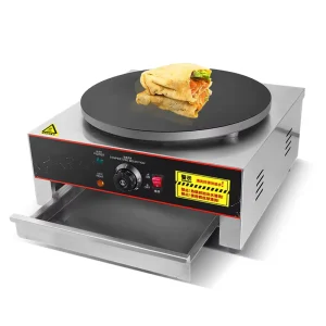 Commercial Electric Gas Non Stick Optional Accessories Crepe Making Machine Souffle Automatic Portable Pancake Crepe Makers