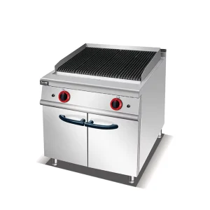 Commercial Electric Grill Lava Rock Grill Kitchen Equipment Stainless Steel Griddle Gril Suitable for Hotels Cafeteria