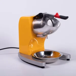 Commercial Electric Ice Crusher Machine with Shaved Ice Maker Portable for Kitchen and Outdoor Use
