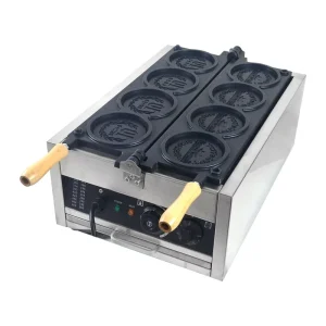 Commercial Electric Japan Coin Waffle Machine Non-stick Waffle Maker Machine 10 Yen Coin Cheese Coin Waffle Maker
