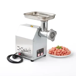 Commercial Electric Meat Grinder Stainless Steel Meat Mincer Food Processing Machine for Butcher Shop Restaurant Kitchen