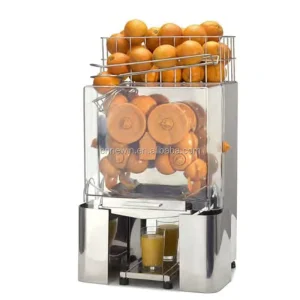 Commercial Electric Orange Juicer with Motor Automatic Citrus Squeezer Low Noise Auto Cut Out Switch
