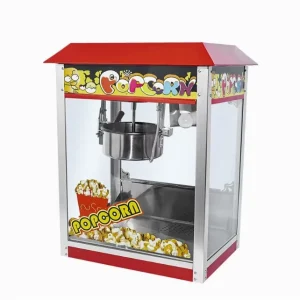 Commercial Electric Popcorn Machine for Bakery Street Vending Movie Theaters KTVs Fully Automatic Compact Model