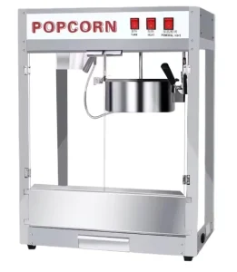 Commercial Electric Popcorn Popper Machine 8 Oz 850W Red Countertop