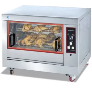 Commercial Electric Single Layer Chicken Oven 24pcs Whole Chicken Capacity Electric Chicken Rotisserie Machine Core Engine