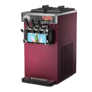 Commercial Electric Stainless Steel Automatic Ice Cream Maker Machine with Small Footprint