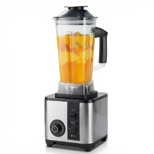 Commercial Electric Stainless Steel Blender Professional High Speed Smoothie Maker Ice Crusher Food Processor for Hotel Kitchen