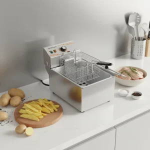 Commercial Electric Stainless Steel Deep Fryer 2300W