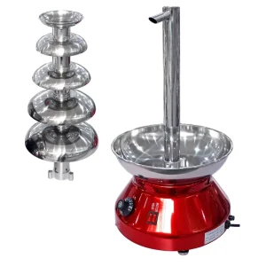 Commercial Electric Stainless Steel Ice Cream & Chocolate Fountain Machine for Wedding & Household Hotel Use