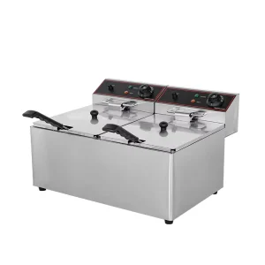 Commercial Electric Stainless Steel Luxury Deep Fryer Countertop High Temperature Frying Freidora Electrica