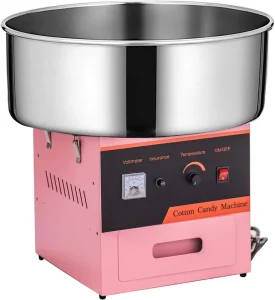 Commercial Electric Stainless Steel Mini Cotton Candy Maker Machine Bakery Use Sugar Floss Machine