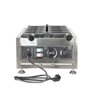 Commercial Electric Stainless Steel Non-Stick Bubble Waffle Maker 3KW for Restaurant Bakeries Snack Bars