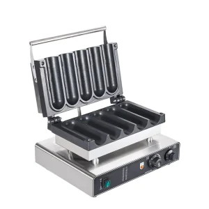 Commercial Electric Stainless Steel Rotisserie Burrito Sandwich Making Machine 5 Grid Chicken Roll Snack Restaurant Use 2.6KW