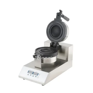 Commercial Electric UFO Burger Maker Ice Cream Gelato Panini Press Bread Machine with Shutter Hook for Hotels