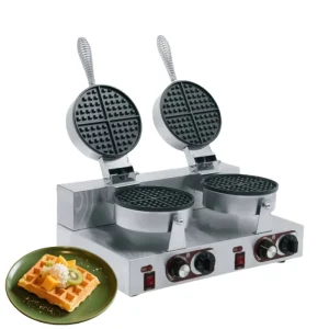Commercial Electric Waffle Maker Machine Stainless Steel Bubble Waffle Gaufre for Baker Equipment