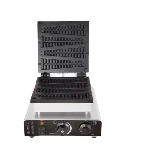 Commercial Electric Waffle Maker Machine Tree Shape Lolly Lollipop Design 110 220V 2600W Adjustable Rack