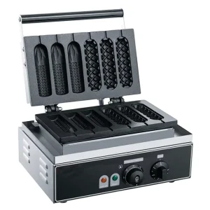Commercial Electric Waffle Stick Maker Waffle on a Stick Lolly Corn Waffle Maker Other Snack Machines Genre