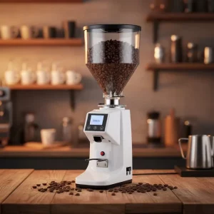 Commercial Espresso Professional Stainless Steel Electric Coffee Grinder with Flat Burrs