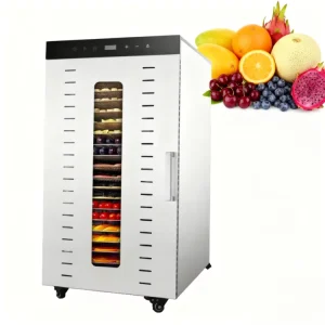 Commercial Food Dehydrator Electric Digital Control Vacuum Drying Oven Stainless Steel High Fruit Vegetable Dryer Machine