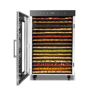 Commercial Food Dehydrator with 16 Trays for Fruit & Vegetables