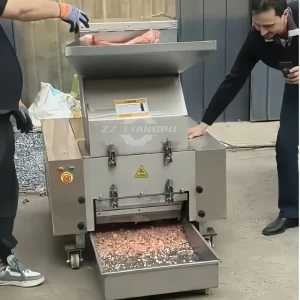 Commercial Food Manual Sausage Meat Grinder Slicing Cutter Meat Cut Mincer Slicer and Bone Crusher Grind Product Making Machine