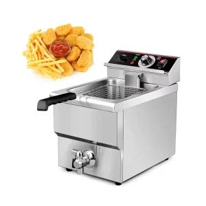 Commercial French Fries Deep Fryer Machine Restaurant Professional Industrial Electric Gas Fried Chicken Chips Frying Machine