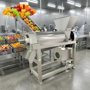 Commercial Fruit Vegetable Juicer Blender High Power Motor for Fruit Processing Plant Apple Citrus