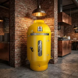 Commercial Full Automatic Built In Gas/Electric Rotisserie Oven with Medium Capacity for Whole Lamb/Pork Grilling