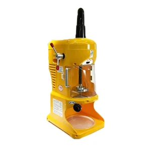 Commercial Fully Automatic Plastic Electric Snow Ice Machine Adjustable Shaving Thickness 3kg min Output Eco Friendly