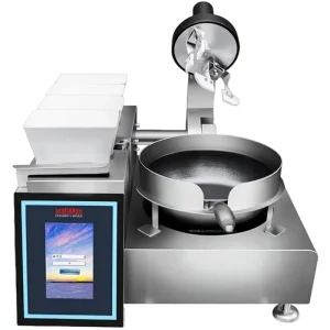 Commercial Fully Automatic Smart Frying Wok Robot with Automatic Feeding Cooking Machine Restaurant Kitchen Use 1 Year Warranty