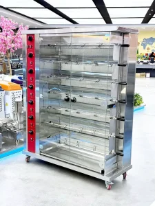 Commercial Gas Chicken Rotisserie 7 Rods Oven Chicken Rotisseries Rotisserie Chicken Oven Chicken Roaster Grill
