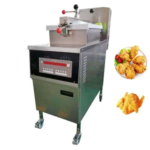 Commercial Gas Electric Deep Fryer with Stainless Steel 304 Top and Floor Standing Fully Electric Control