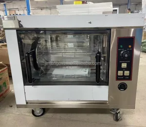 Commercial Gas Electric Rotary Stainless Steel Chicken Grill Oven 12 16 Pcs Capacity CE Certified for Bakery Equipment