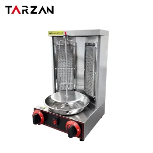 Commercial Gas Shawarma Machine Cooking Small Meat Roaster Grill Machine Automatic System for Restaurant Use