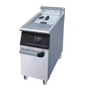Commercial Gas Stainless Steel Single-cylinder Single-screen Deep Fryer Multi-functional Constant-temperature Cabinet Base 1550W