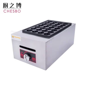 Commercial Gas Takoyaki Maker Japanese Octopus Fish Ball 28Pcs Cake Machine