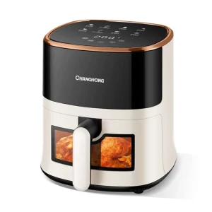 Commercial Grade Air Fryer with Viewing Window Digital LCD Display Temperature Control Oven with Timer for Hotel & Home