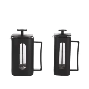 Commercial Grade Eco-friendly French Press Coffee Maker 600ml Borosilicate Glass Pot Stainless Steel Plunger Classic Design Home