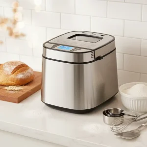 Commercial Grade Electric Automatic Bread Maker 700W Stainless Steel Housing 110V/220V 30Min Backup