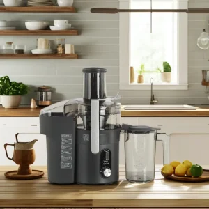Commercial Grade Electric Juicer Extractor 1.5L Capacity Easy to Operate Masticating Juicer Machine for Hotels and Household Use
