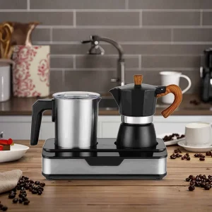 Commercial Grade Milk Frother with Fast Heating Function & Detachable Design for Easy Cleaning